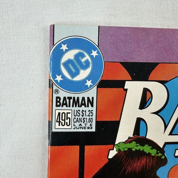 Batman - #495‎ - Knightfall part 7 - Poison Ivy - Joker Vintage - Late June 1993 - Picture 3 of 9